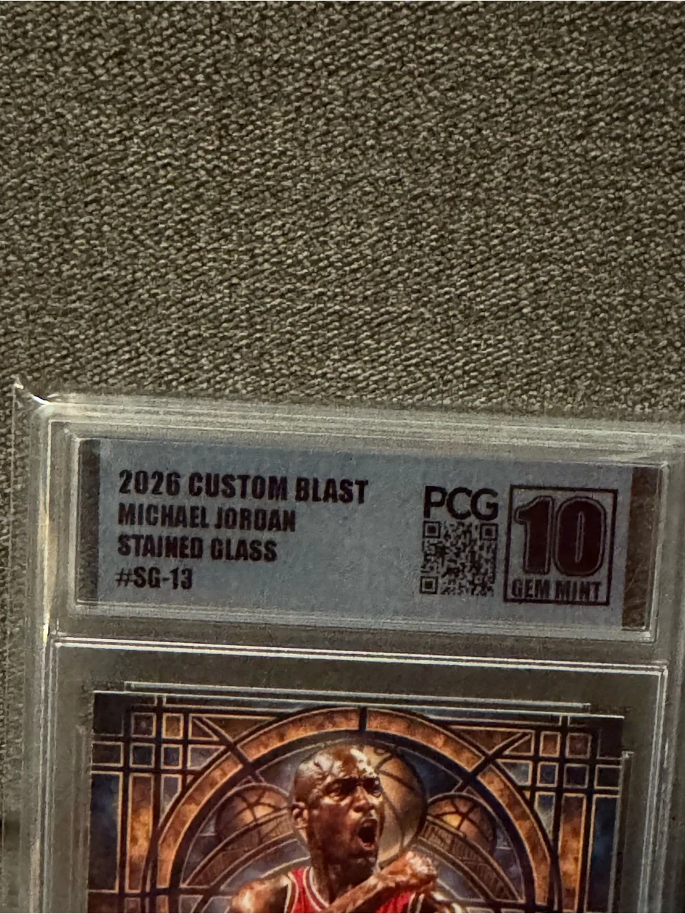 Michael Jordan - 2026 Custom Blast - Stained Glass #SG-13 PCG 10 Gem Mint